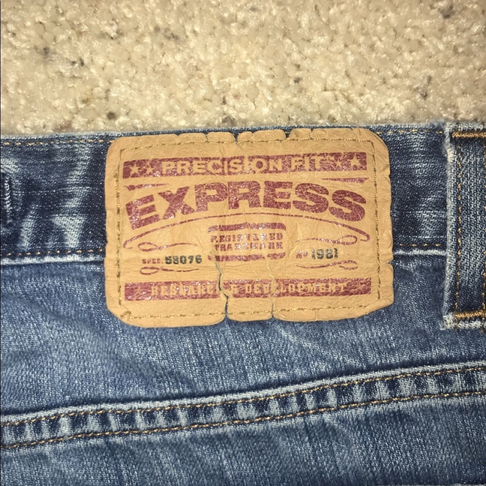 Express boot cut jeans